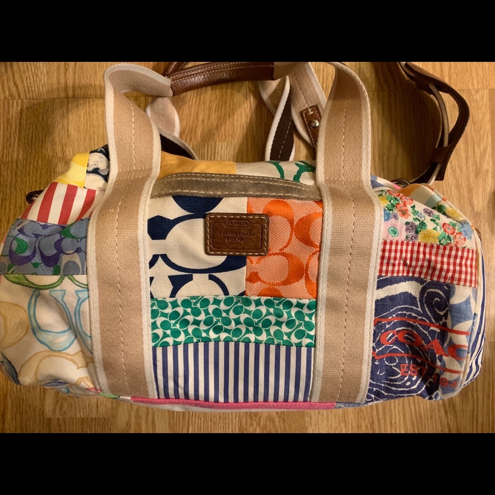 Scribble and Scratch Patchwork Tote